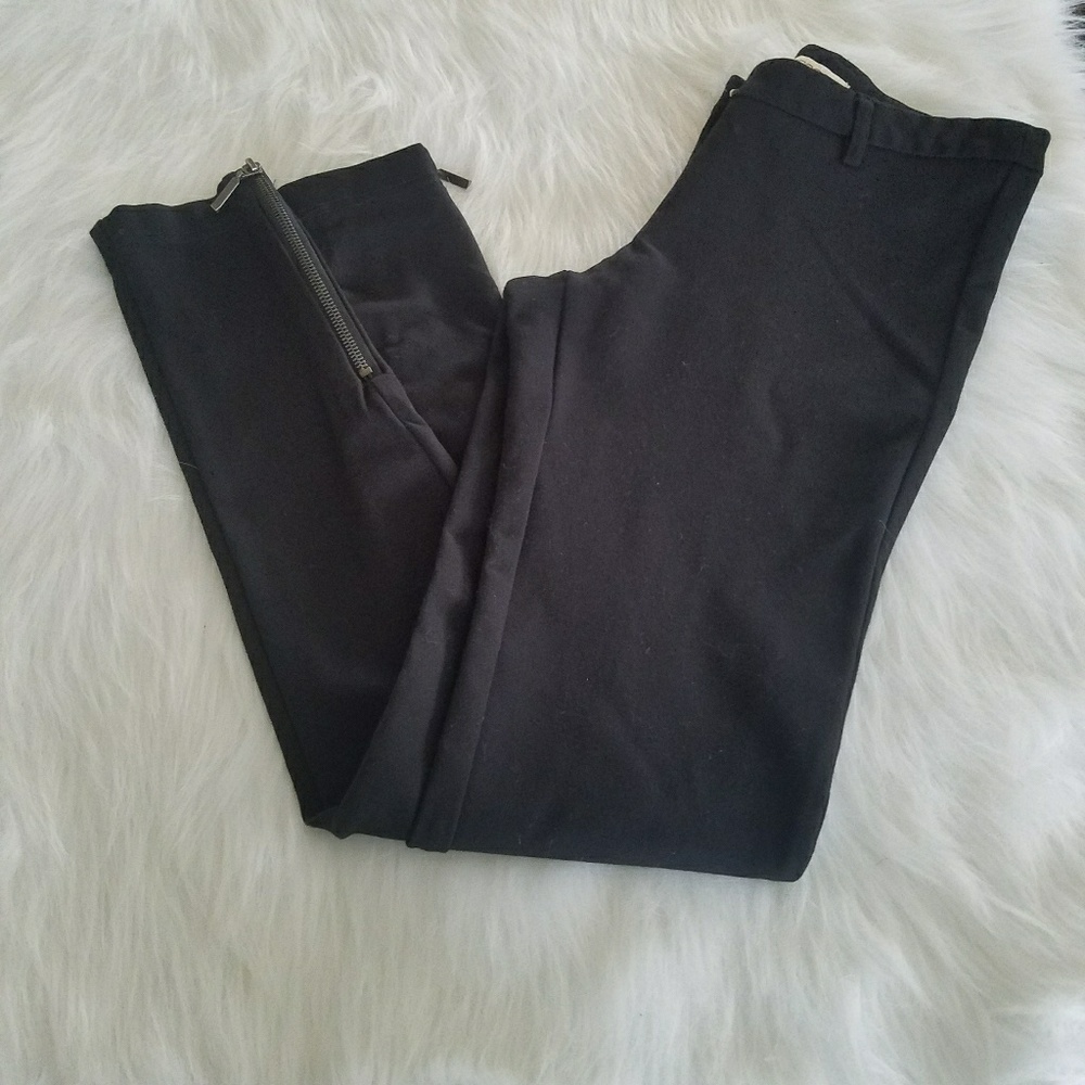 Arden B. Stretch Black Legging Pants with Zippers